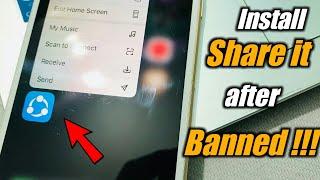 How to Install Share it app  in iPhone Banned in India ||