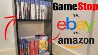 Selling Entire Video Game Collection to GameStop vs. Ebay and Amazon! Where to Make the Most Money
