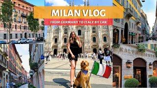 2 DAYS IN MILAN | Sightseeing, Shopping, Restaurants, Travelling with a Dog! Road Trip by Car 