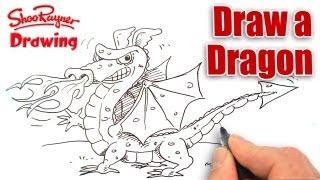 How to draw a dragon - step by step easy for kids