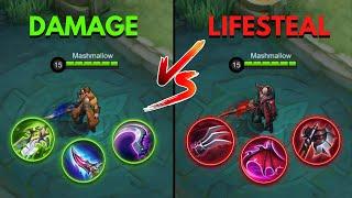 damage vs lifesteal build alucard