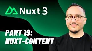 Nuxt Content with Nuxt 3 — Course part 19