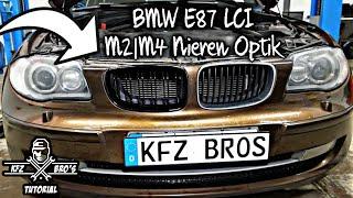 BMW 1er E81 E82 E87 LCI | Nieren wechseln | Umbau Doppelsteg Schwarz M2/M4 Optik | Grill Black M2 M4