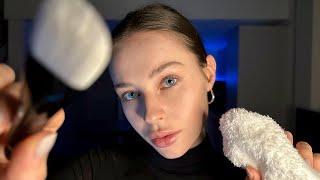 ASMR Ultimate Relaxing Spa Facial Treatment  | Scalp Massage, Skincare, Haircut & Layered Sounds