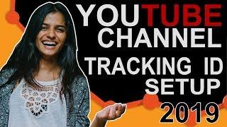 How to setup google analytics tracking ID in youtube channel 2019