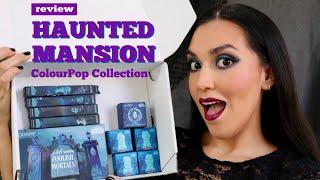 ColourPop Haunted Mansion | Swatches + Review + Makeup Look