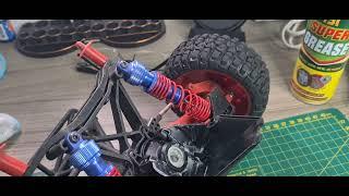 9EMU Racing (Remo Hobby) Traxxas Slash 4x4 clone - upgrade slipper.Repair and tune part 1