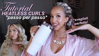 NON guardare questo #tutorial per #heatlesscurls se NON vuoi avere capelli perfetti a scuola&lavoro