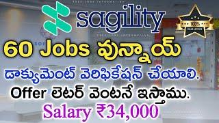 Sagility India pvt Ltd | Documents Process | Free Jobs | Jobs in Hyderabad | Job Search