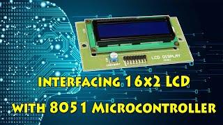 16x2 LCD interfacing with 8051 | program for LCD | 8051 tutorial in tamil