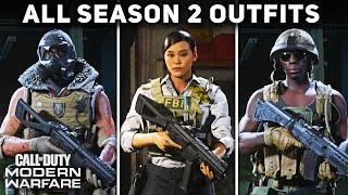 All Season 2 Operator Outfits & Uniforms (SHOWCASE) - Call of Duty: Modern Warfare