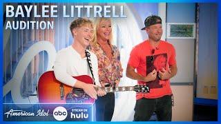 Baylee Littrell Auditions With Original Song & Duets with Backstreet Boy Dad Brian! | American Idol