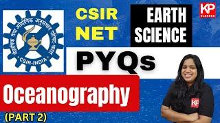 Earth Science Previous Year Paper Analysis (Part 2) | CSIR NET June 2024 | Oceanography