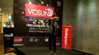 Vosun Yo-Yo Contest 2015 5th Place Rafeq Aziz