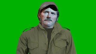 QUINT FROM THE MOVIE JAWS 1 green screen animation