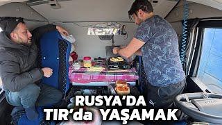 Rusya Dondurucu Soğuğunda Tır'da Yaşamak / Türkiye Dönüş Yükünü Aldık / Durursan Çıkamazsın(YER BUZ)