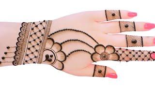 easy top Arabic mehndi design-weddingDulhan special #mehndidesign-simple#henna #madhi#eid #mehandi