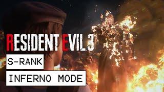 Resident Evil 3 Remake S-Rank Inferno Mode 59:00 (Jill Valentine Trophy Guide)