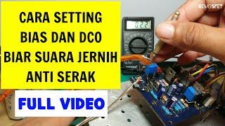 Cara setting bias dan dco power amplifier