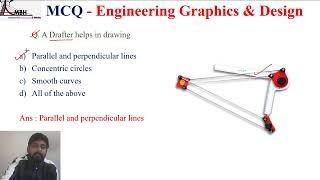 Engineering drawing objective questions in hindi I Engineering Graphics and design MCQ I Khan - 01