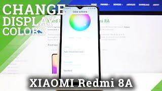 How to Change Color Scheme in XIAOMI Redmi 8A - Personalize Display