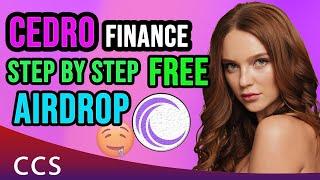  Cedro Finance Airdrop FREE - Step by Step 🪂 Cedro Airdrop Tutorial