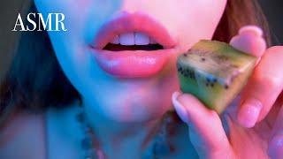 ASMR Mukbang Variety Food  kiwi, candy, ice cream  [intense mouth + eating sounds]