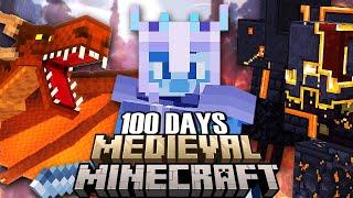 I Survived 100 Days in Medieval Minecraft [FULL MOVIE]