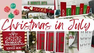 Try these 5 minute CHRISTMAS DIYs | Christmas in July