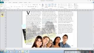 Microsoft Publisher - Layers and Transparency