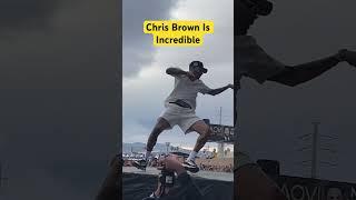 Chris Brown Front Flipping 