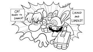 "Mario + Rabbids: Sparks of Hope - Punching Pals" Comic Dub