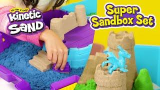 Kinetic Sand Super Sandbox Set How To