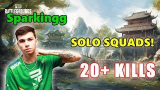 STK Sparkingg - 20+ KILLS - SOLO SQUADS! - PUBG