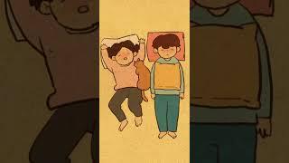 Her sleeping habit.  #puuung #animation #couplelife