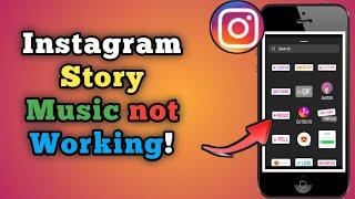 How To Fix Instagram Story Music Not Working (2024)