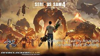 Serious Sam 4 - Graphics Quality Analysis (Variable Rate Shading)