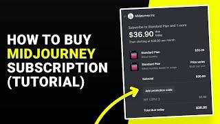 How to Buy Midjourney Subscription - Quick Tutorial (2024)