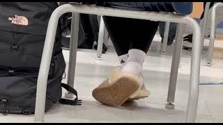 nice adidas in class over leggings candid birkenstocks