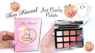 New Too Faced Just Peachy Mattes Palette | SWATCHES