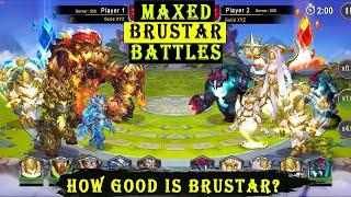 Maxed Brustar New Darkness Titan Battles & BTF | Hero Wars Mobile Alliance