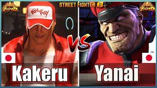 Street Fighter 6  Kakeru (TERRY)  Vs Yanai (M Bison) Best Ranked MatchFightingGameWorldX