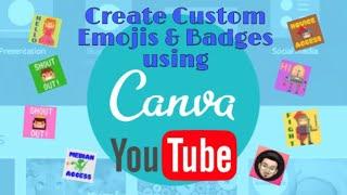 How to create CUSTOM EMOJI’S & BADGES for your Youtube Channel Membership Join Button (CANVA)