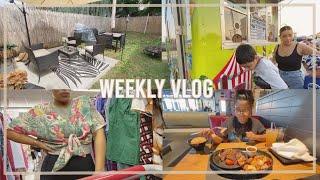 WEEKLY VLOG: Thrifting, Movie Night, Carnival, Backyard Makeover| Nina Mendez 2021