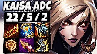 Kaisa vs Lucian ADC [ QuadraKill ] Patch 14.10 Korea Grandmaster 