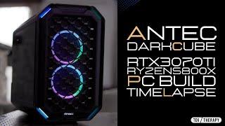 Antec Darkcube ROG Strix #3070ti PC Build Timelapse Video