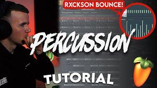 HOW TO MAKE BOUNCY MELODIC DRILL BEATS LIKE RXCKSON (Percussion Bounce Tutorial)