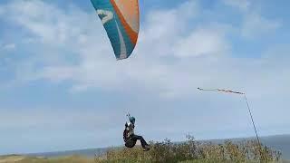 Playing with the wind sock