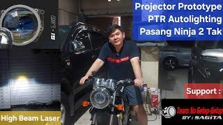 Ninja 2 Tak Pasang Projector Prototype By PTR Autolighting Support : Team No Gelap-Gelap By Sagita