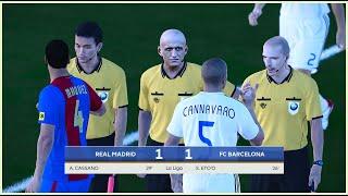 Real Madrid vs FC Barcelona 2006/07 ● Pes 2021